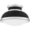 Quoizel Flush Mount Flush Mount 2 Lights Matte Black QFL6184MBK - alternate 3
